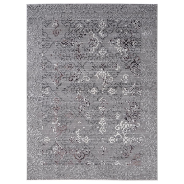 Manmade Cascades Marblemount Plum Oversize Rectangle Rug 12 ft. 6 in. x 15 ft. MA3661431 - main